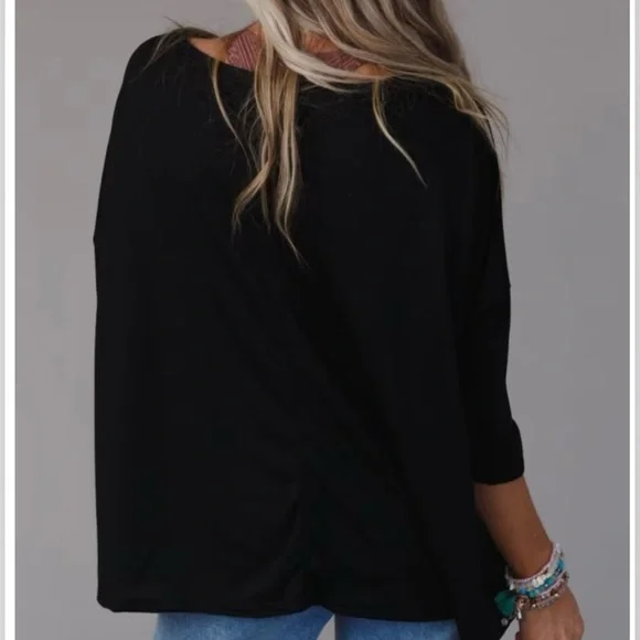 NWOT Cozy Cool Oversized Tee - Picture 2 of 14